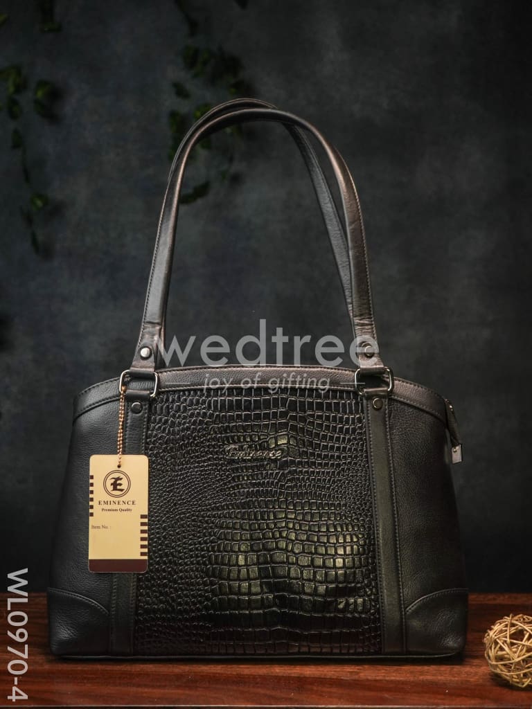 Ladies Handbag - Handbag with Big Square Block Design - WL0970
