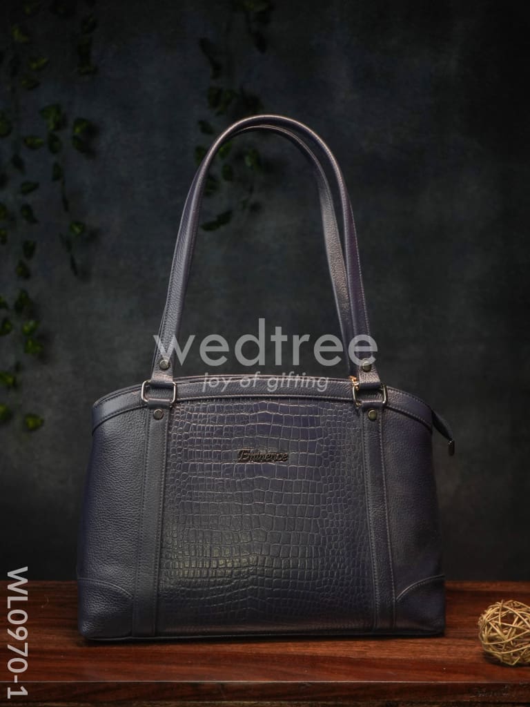 Ladies Handbag - Handbag with Big Square Block Design - WL0970
