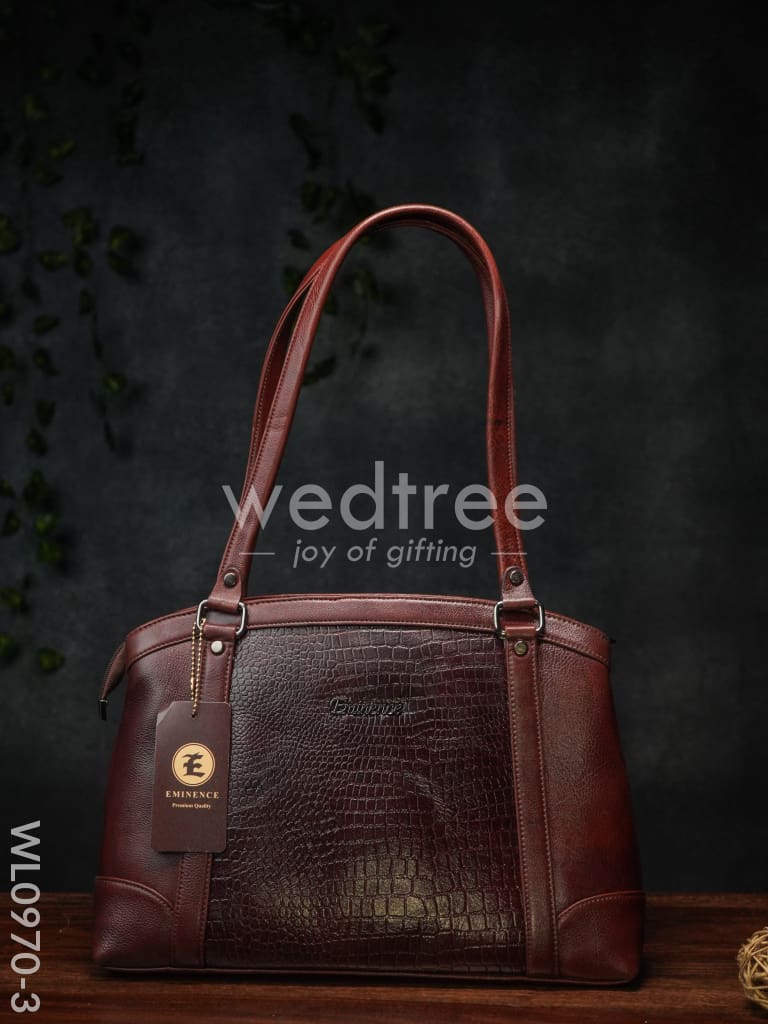Ladies Handbag - Handbag with Big Square Block Design - WL0970