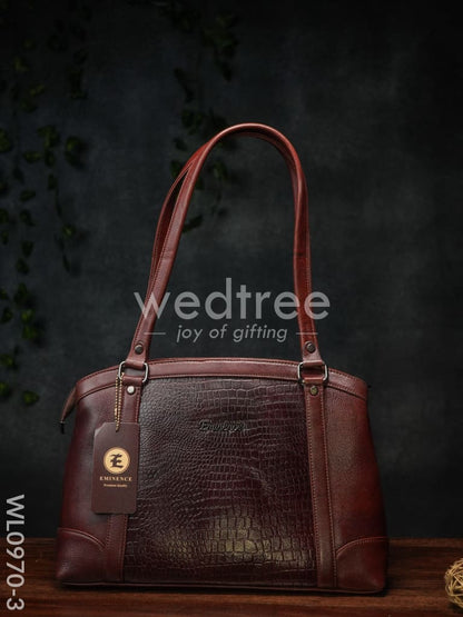Ladies Handbag - Handbag with Big Square Block Design - WL0970