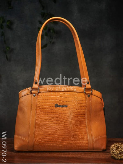 Ladies Handbag - Handbag with Big Square Block Design - WL0970
