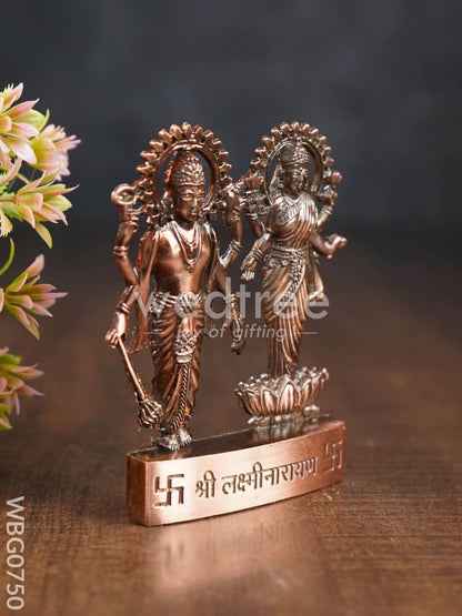 Lakshmi Narayana Murthi Big - Copper Antique Finish  - WBG0750