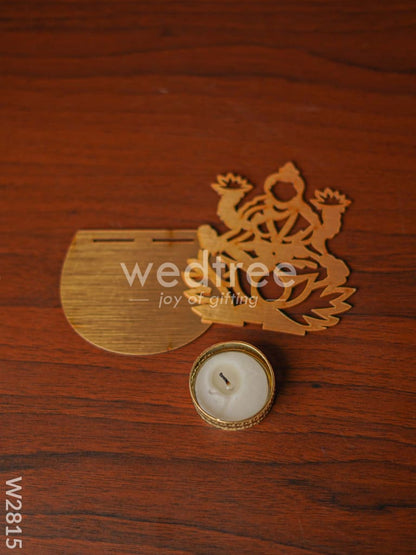 Lakshmi shadow candle holder - MDF - W2815