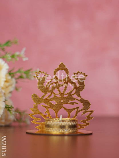 Lakshmi shadow candle holder - MDF - W2815