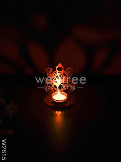 Lakshmi shadow candle holder - MDF - W2815