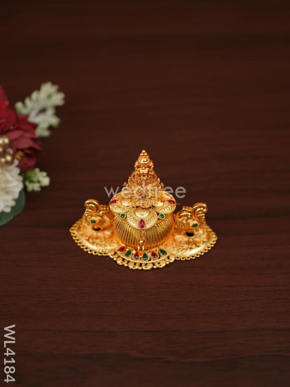 Lakshmi with Annapakshi Kumkum Holder - WL4184