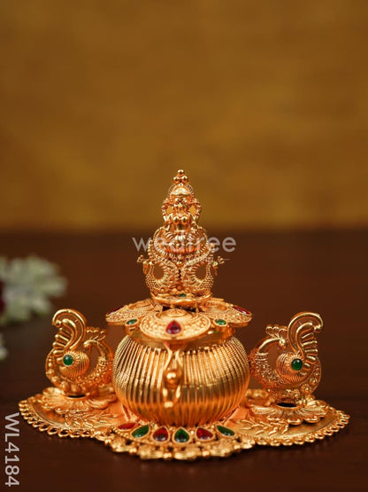 Lakshmi with Annapakshi Kumkum Holder - WL4184