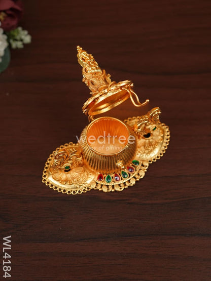 Lakshmi with Annapakshi Kumkum Holder - WL4184