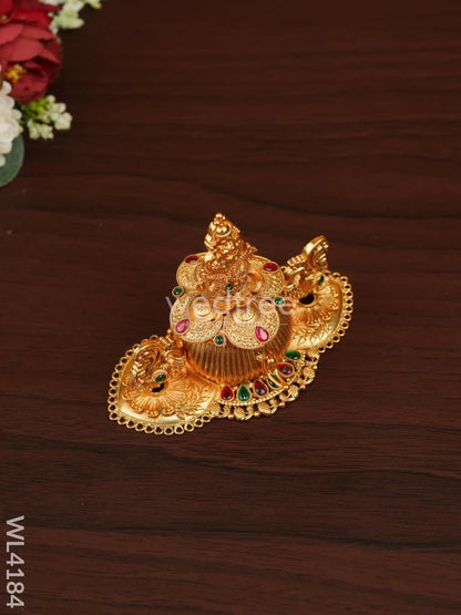Lakshmi with Annapakshi Kumkum Holder - WL4184