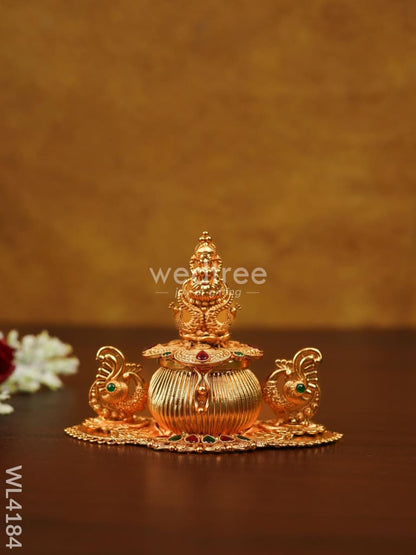 Lakshmi with Annapakshi Kumkum Holder - WL4184