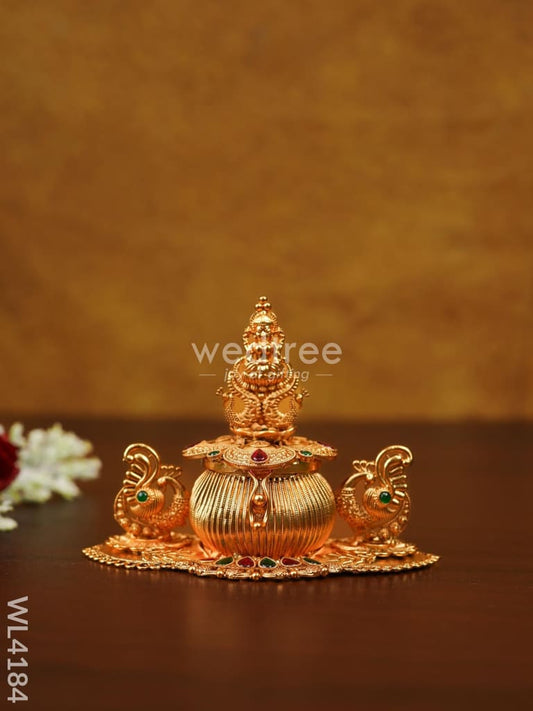 Lakshmi with Annapakshi Kumkum Holder - WL4184