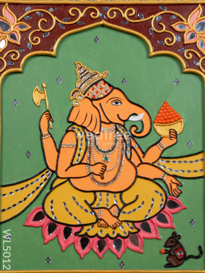 Lippan Art: Ganesha Hanging Frame - 16 x 14 inch - WL5012