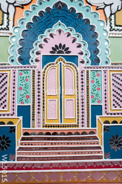 Lippan Art: Rajasthan Gate Hanging Frame - 20 x 16 inch - WL5015