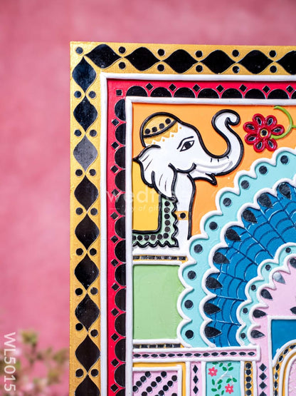 Lippan Art: Rajasthan Gate Hanging Frame - 20 x 16 inch - WL5015