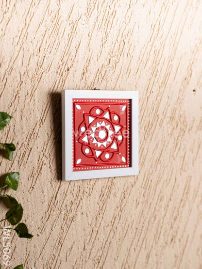 Lippan Art: Rangoli Frame - 7x7 inch - WL5069