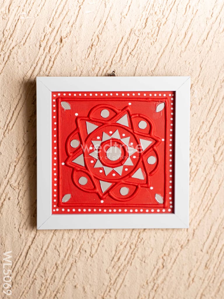 Lippan Art: Rangoli Frame - 7x7 inch - WL5069