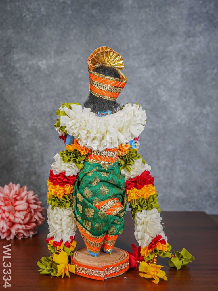 Lord Krishna Doll - 12 inch - WL3334