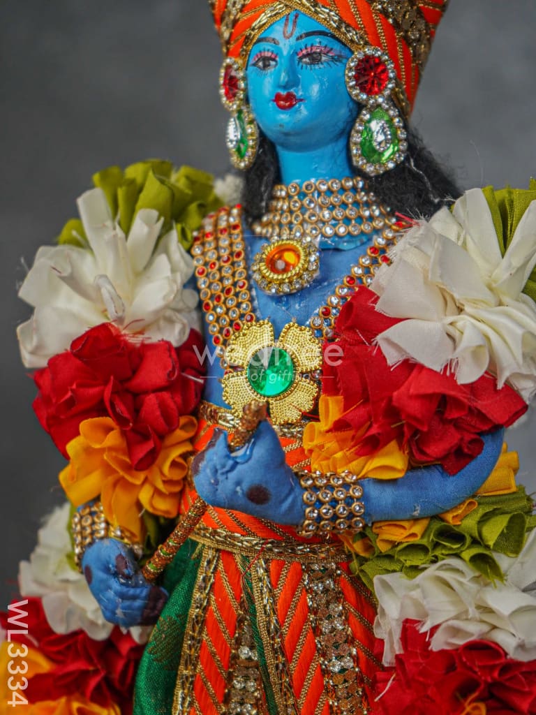 Lord Krishna Doll - 12 inch - WL3334