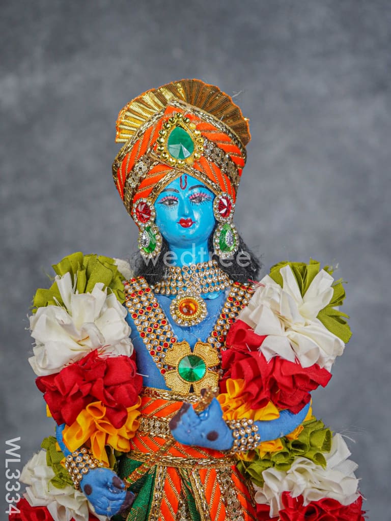 Lord Krishna Doll - 12 inch - WL3334