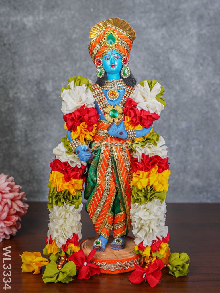 Lord Krishna Doll - 12 inch - WL3334