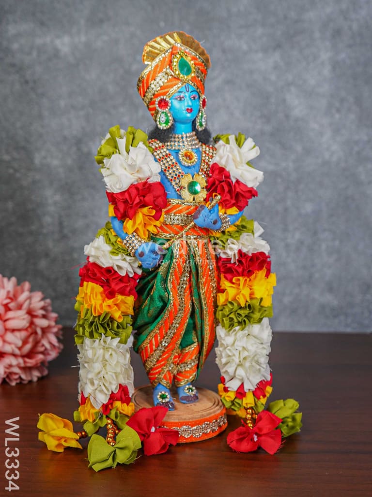 Lord Krishna Doll - 12 inch - WL3334