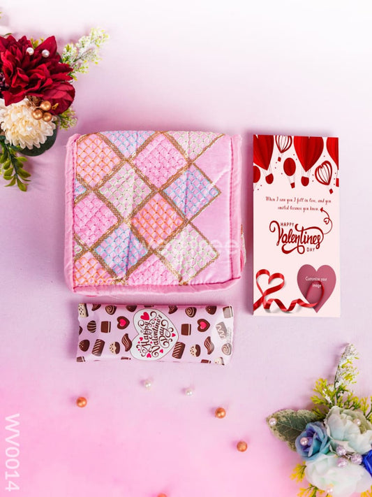 Love Bundle with Jewellery Pouch, Chocolate and Card - WV0014