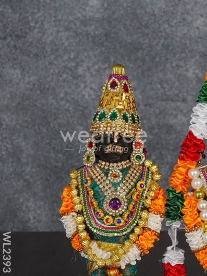 Marapachi Doll (Padmavathi Thayar & Tirupathi Balaji) - 9 inch - WL2393