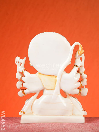 Marble Dust: Five Face Hanuman Idol - 10 inch - WL4952