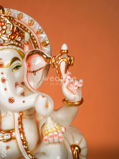 Marble Dust: Ganesha Idol - 14 inch - WL4905