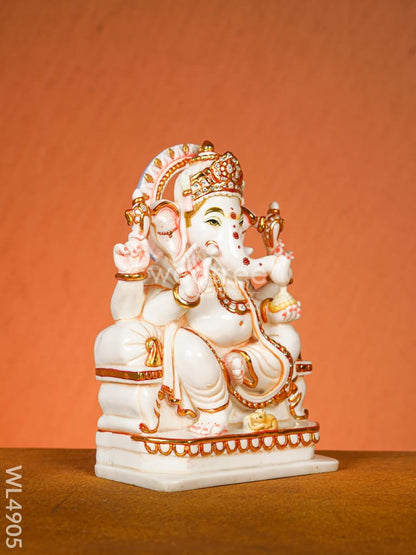 Marble Dust: Ganesha Idol - 14 inch - WL4905
