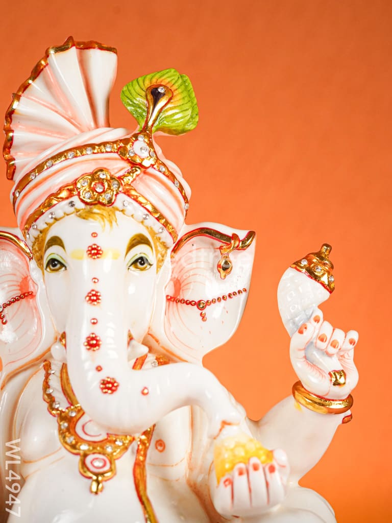 Marble Dust: Ganesha Idol - 16 inch - WL4947