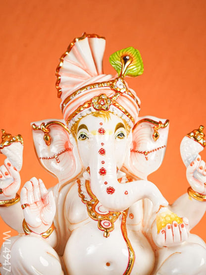 Marble Dust: Ganesha Idol - 16 inch - WL4947