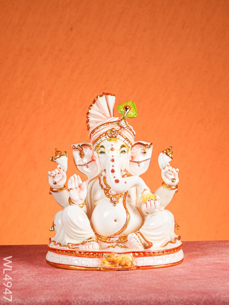 Marble Dust: Ganesha Idol - 16 inch - WL4947