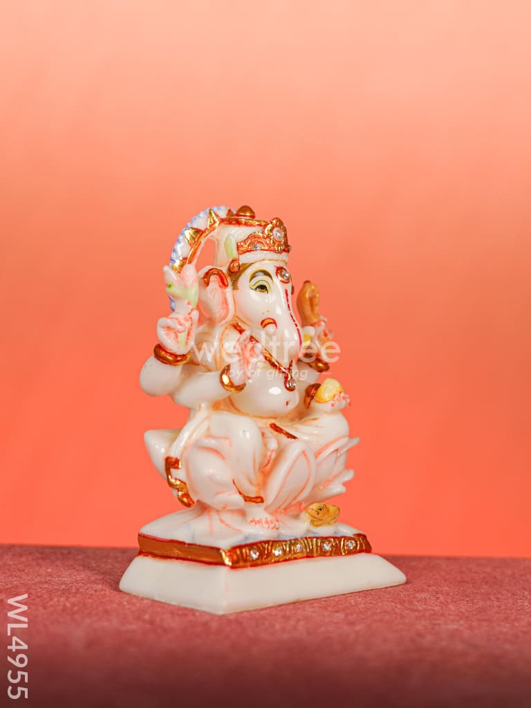 Marble Dust: Ganesha Idol - 6 inch - WL4955