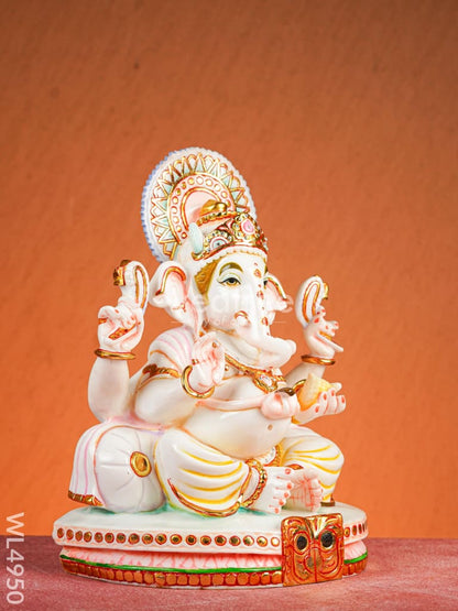Marble Dust: Ganesha Idol - WL4950