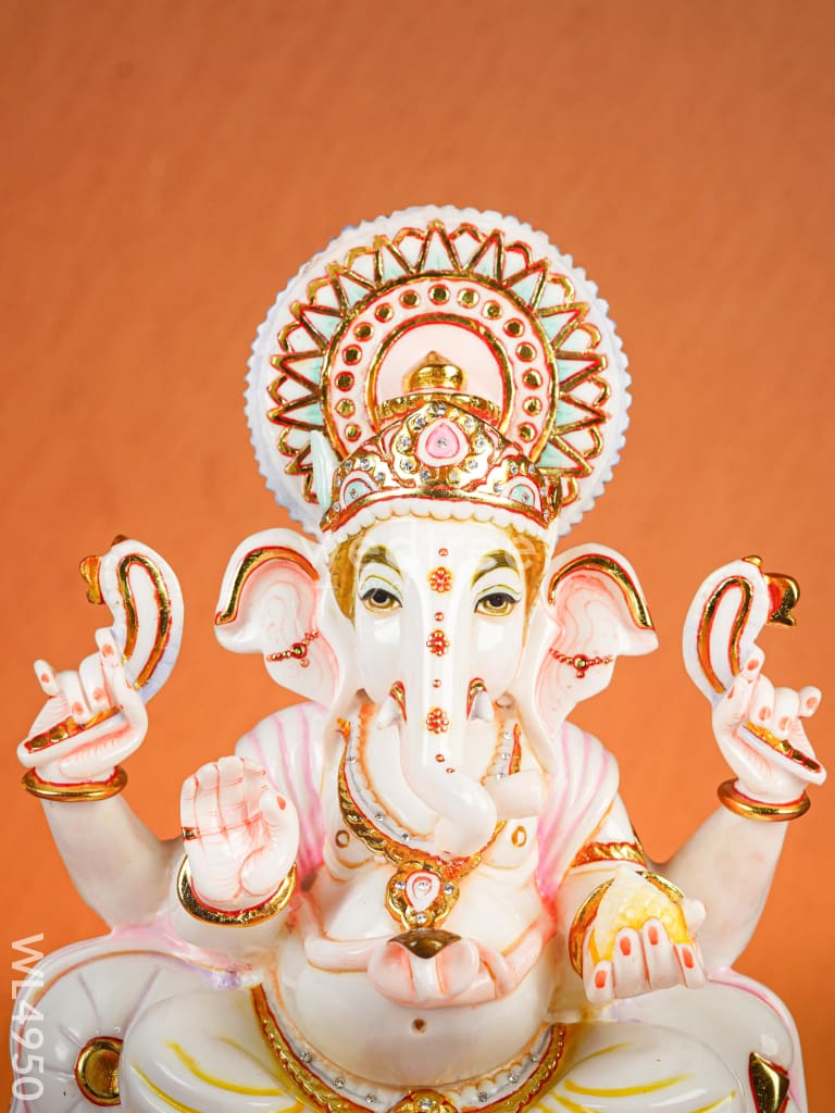 Marble Dust: Ganesha Idol - WL4950