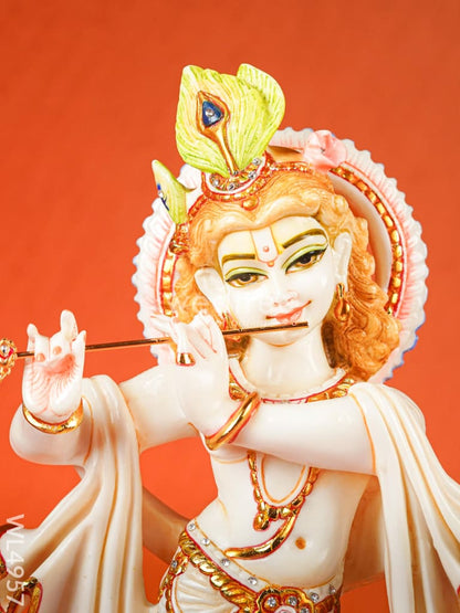 Marble Dust: Krishna Idol - 17 inch - WL4957