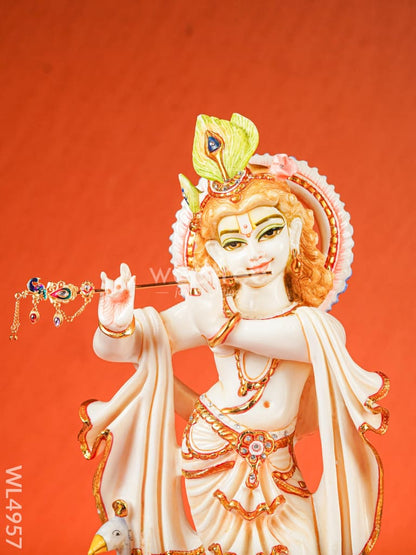 Marble Dust: Krishna Idol - 17 inch - WL4957