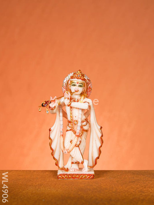 Marble Dust: Krishna Idol - 8 inch - WL4906