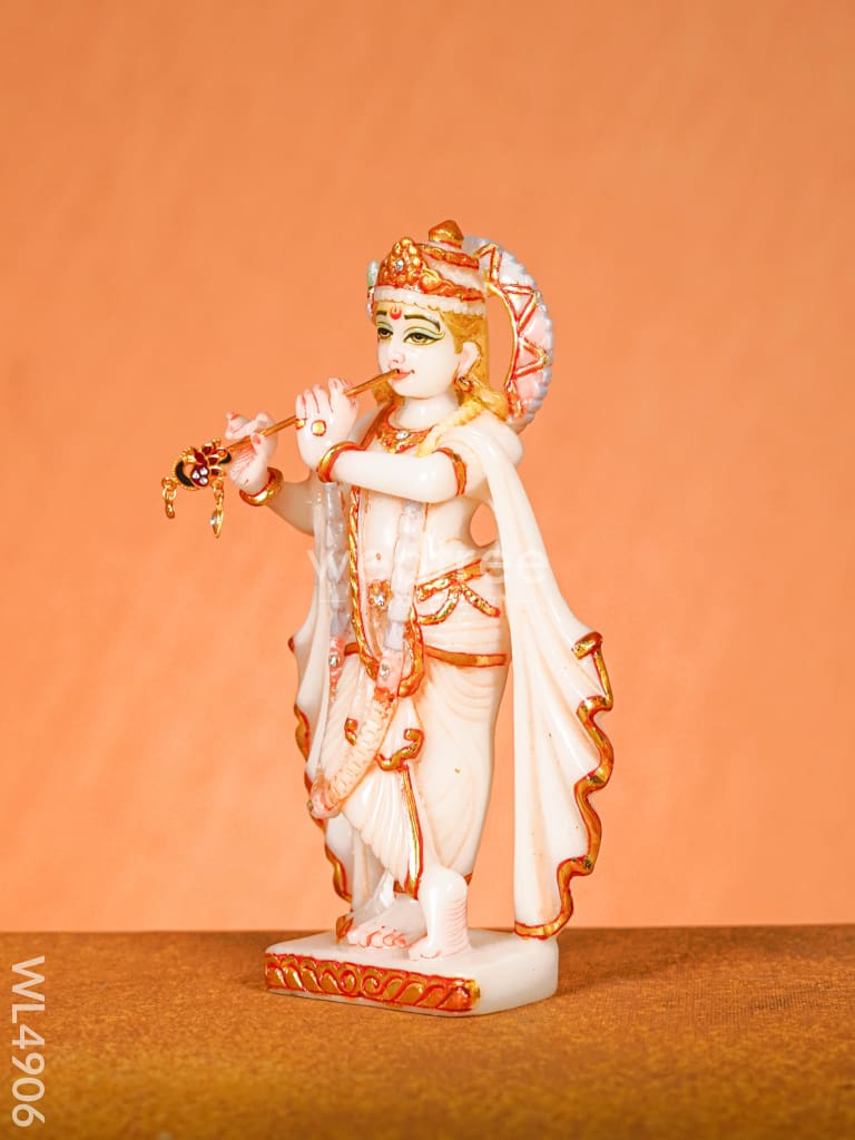 Marble Dust: Krishna Idol - 8 inch - WL4906