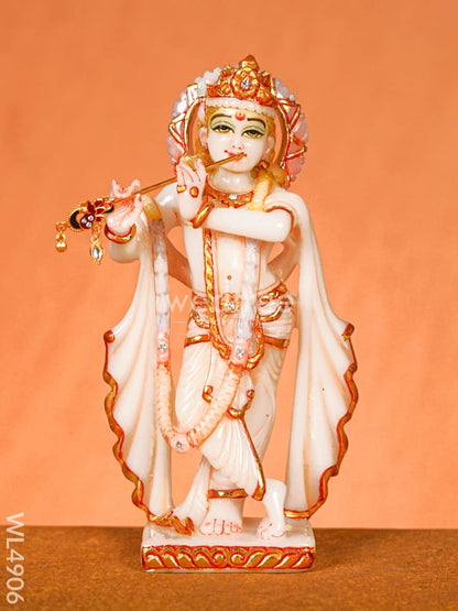 Marble Dust: Krishna Idol - 8 inch - WL4906