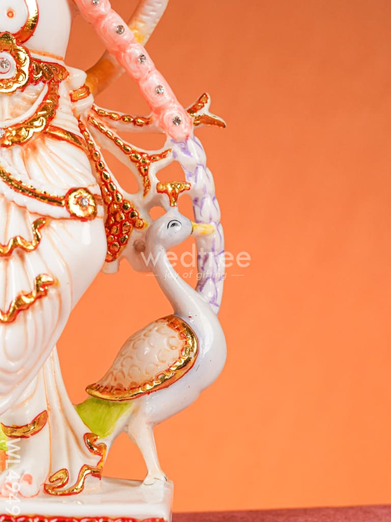 Marble Dust: Krishna & Radha Idol - 14 inch - WL4949