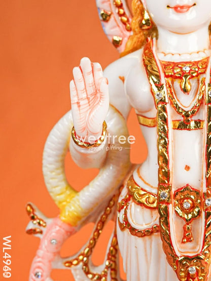 Marble Dust: Krishna & Radha Idol - 14 inch - WL4949