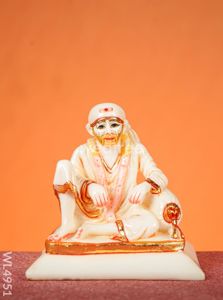Marble Dust: Sai Baba Idol - 4 inch - WL4951