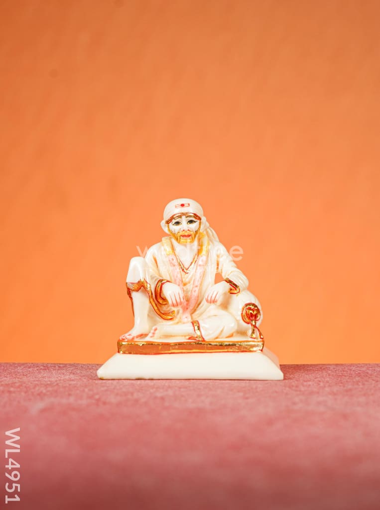 Marble Dust: Sai Baba Idol - 4 inch - WL4951