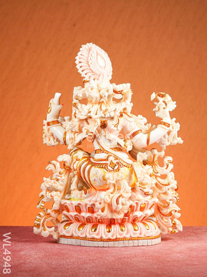 Marble Dust: Saraswathi Idol - 18 inch - WL4948