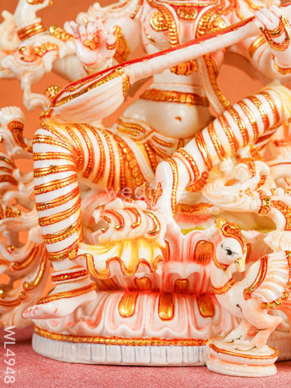 Marble Dust: Saraswathi Idol - 18 inch - WL4948