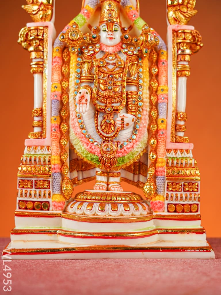 Marble Dust: Tirupati Balaji Idol - 14 inch - WL4953