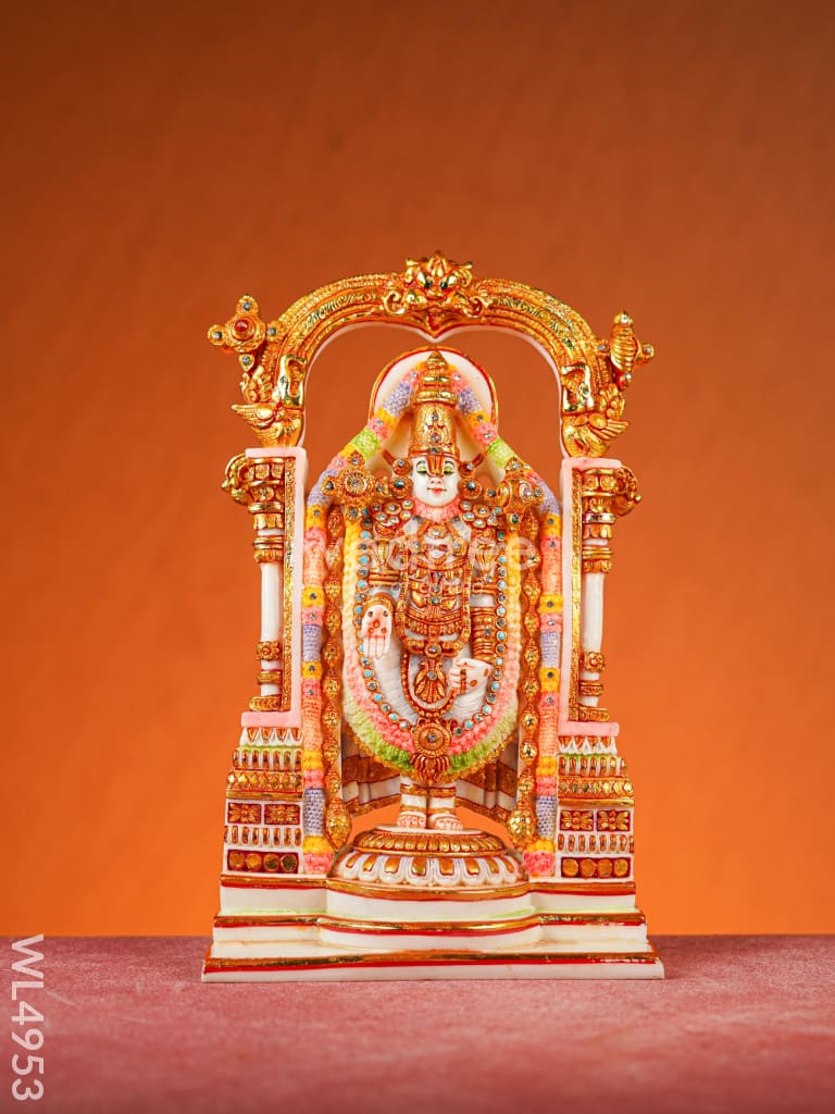 Marble Dust: Tirupati Balaji Idol - 14 inch - WL4953