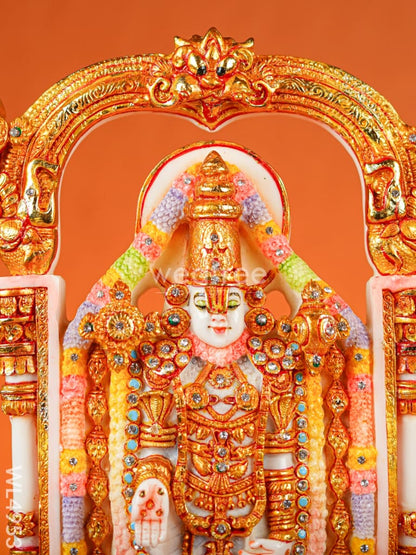 Marble Dust: Tirupati Balaji Idol - 14 inch - WL4953